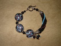 Lampwork Beads Sterling Silver Bracelets in Ruidoso, New Mexico